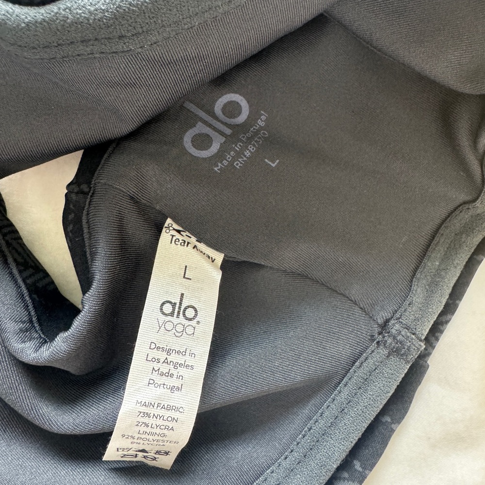 ALO Yoga Vapor Legacy Plaid Bra Size L - Picture 6 of 6